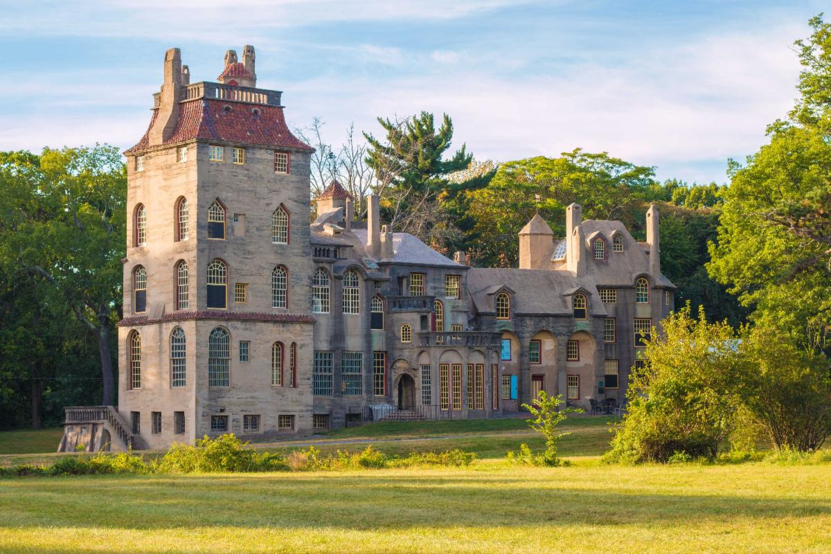 Fonthill Castle, Doylestown, Pennsylvania, built 1908-1912